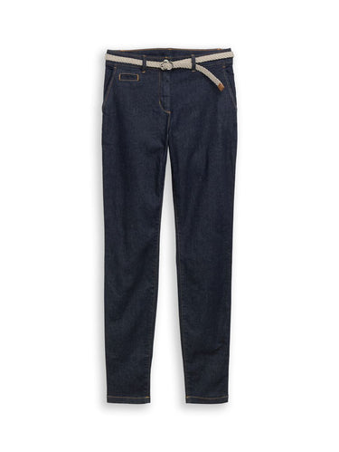 Slim Chino Hose im Jeans-Look