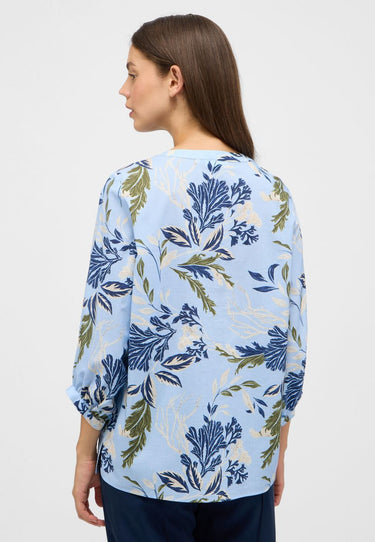 Bluse Leinwandgewebe 3/4-Arm
