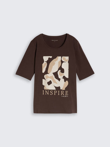 Slim Fit T-Shirt mit Print