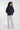 round neck sweatshirt 1/1 sleeve + lace at hem