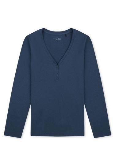 Shirt langarm Knopfleiste