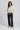 cropped blouse with drawstring at hem 1/1 sleeve