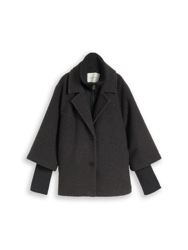 Cosy Cape Jacke im 2-in-1-Look