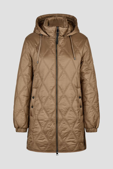 Sandwich-Steppjacke mit Kapuze