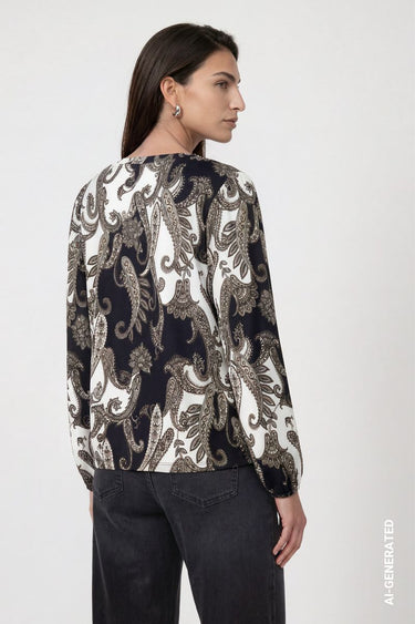 Sweatshirt mit Paisleymuster