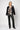 Strickjacke mit Spitzenborte