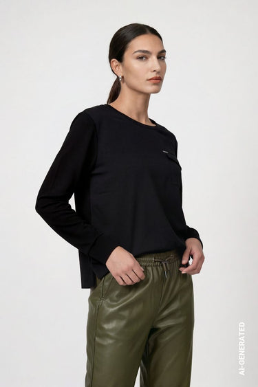 Blusenshirt mit Schmuckdetails