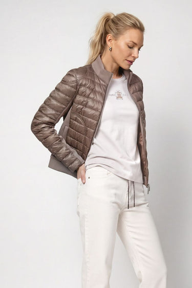 Steppjacke mit Neopren