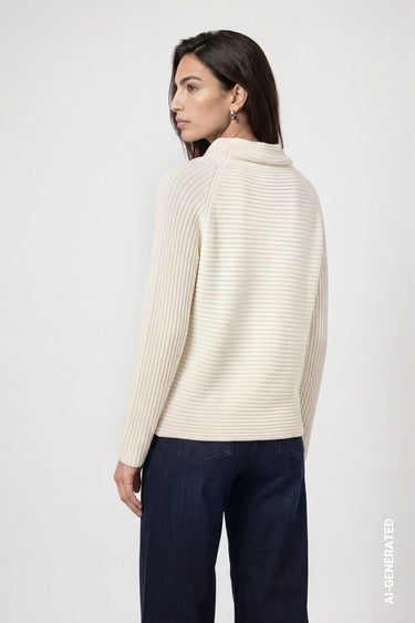 Pullover mit Rippenstruktur
