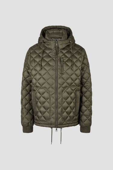 Sandwich-Steppjacke mit Kapuze
