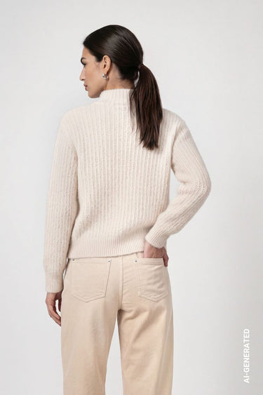 Strickpullover mit Struktur