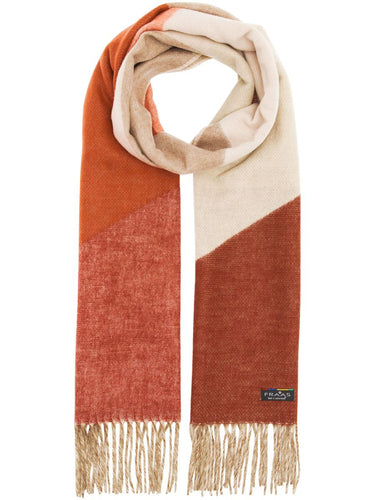 Schal Cashmink-Schal mit geometrischem Colour Block Design