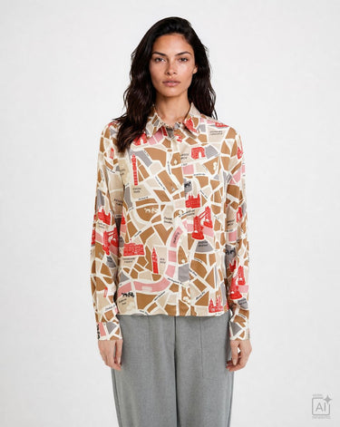 shirt blouse 1/1 sleeve