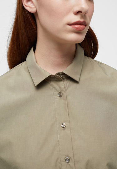 Eterna Damen Bluse Popeline Kurzarm