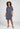 Le Comte Damen Kleid Blue Wave