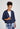Le Comte Damen Blazer Blue Wave
