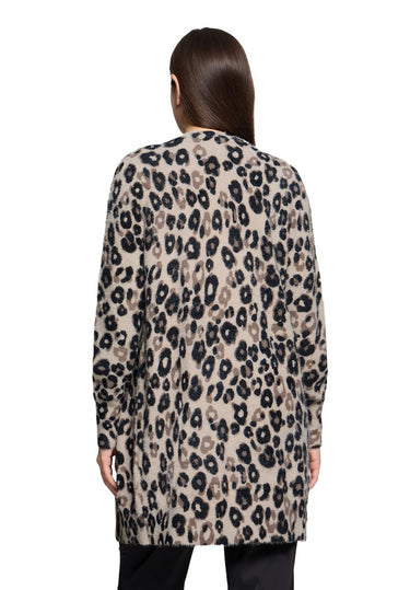 Longstrickjacke