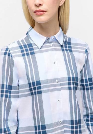 Bluse Flanell Langarm