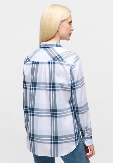Bluse Flanell Langarm