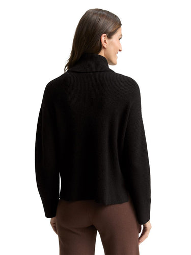Oversize Rollkragenpullover
