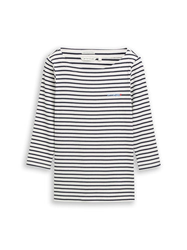 Langarmshirt mit Streifenmuster