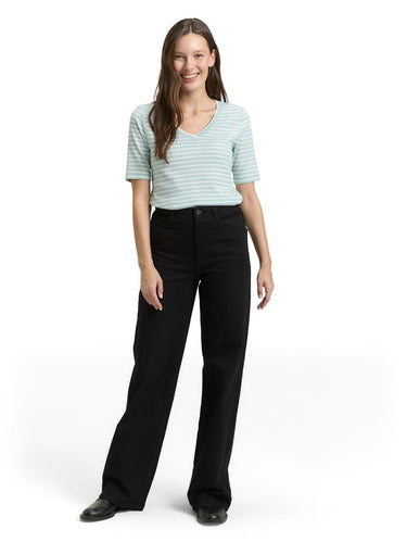 Slim Fit T-Shirt mit V-Ausschnitt