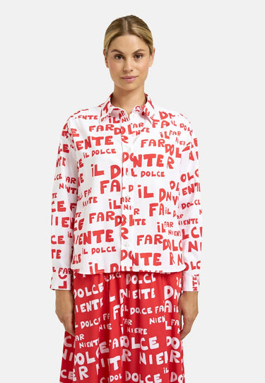 oversized shirt blouse, 1/1 sleeve
