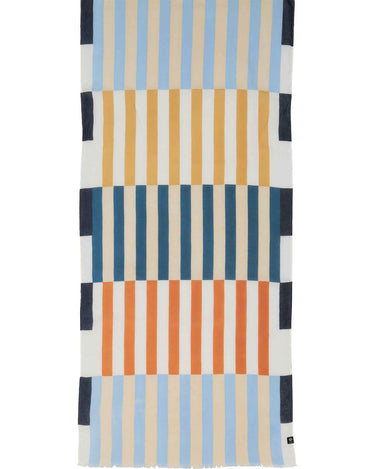 Schal Schal mit Streifen im Retro-Design aus Baumwolle