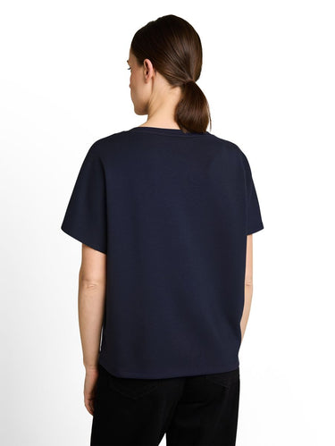 Loose Fit Scuba T-Shirt mit Print