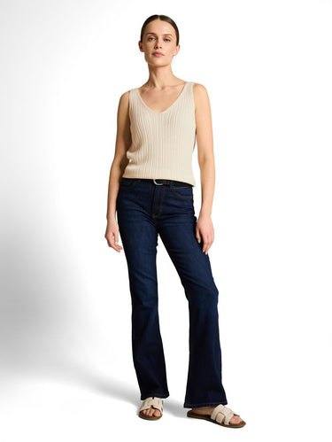 Stricktop mit V-Ausschnitt