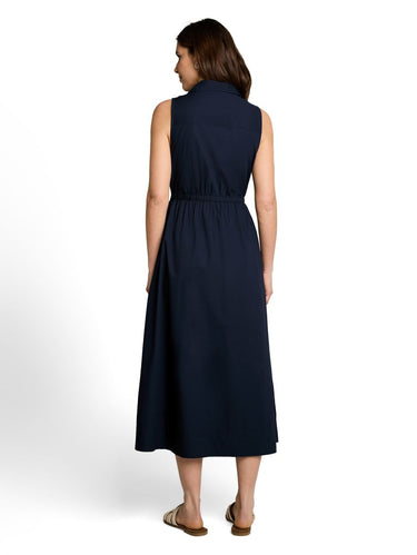 Midi-Kleid mit Taschen
