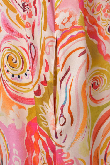 dress w neckpanel and placket, 1/2 sleeve