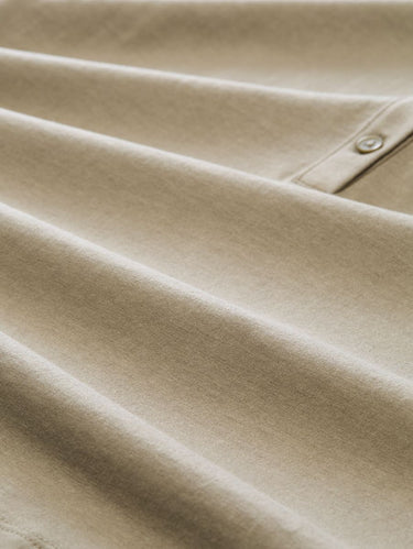 Henley Top mit Raffungen