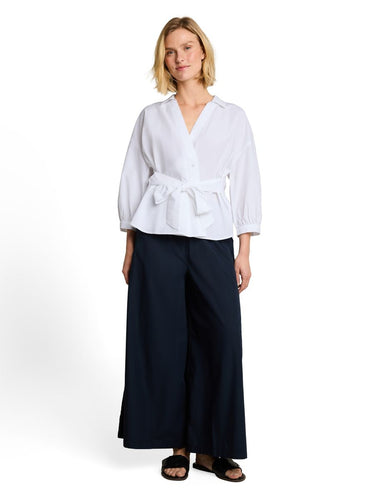 Loose Fit Wickelbluse