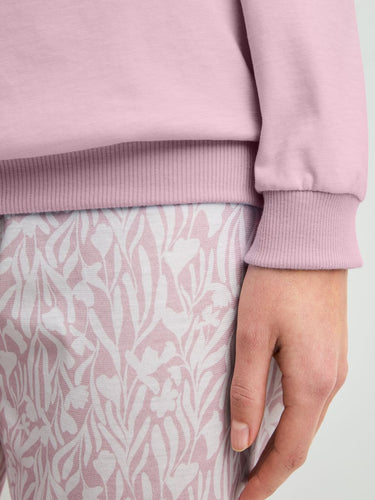 DAMEN Pyjama mit Bündchen