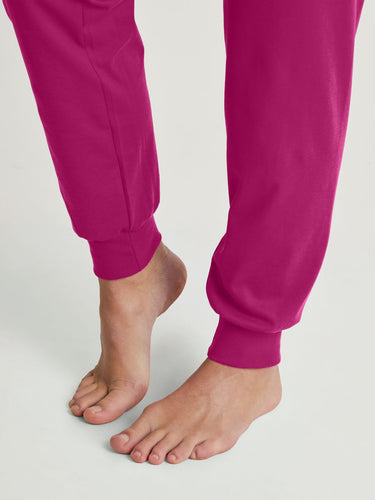 DAMEN Pyjama mit Bündchen