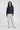 round neck sweatshirt 1/1 sleeve + lace at hem