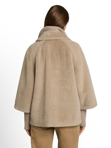 Cosy Cape Jacke im 2-in-1-Look