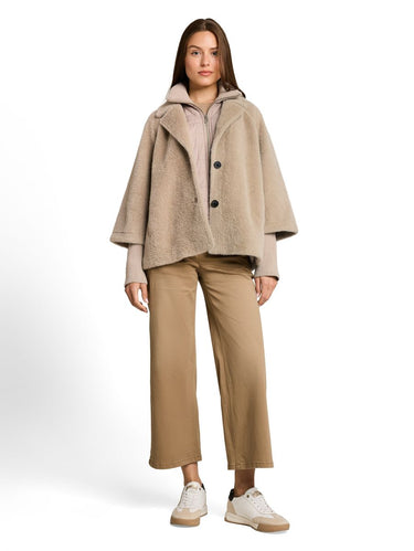 Cosy Cape Jacke im 2-in-1-Look