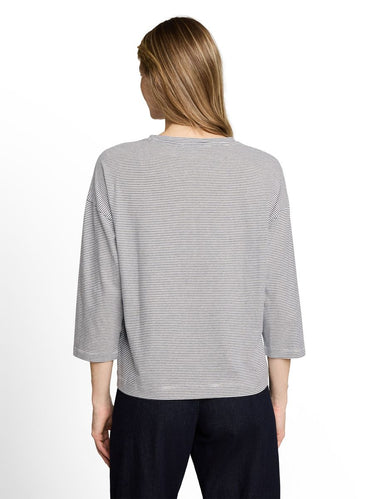 Loose Fit T-Shirt mit Blumen-Applikation
