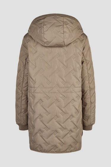 Sandwich-Steppjacke mit Kapuze