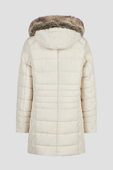 Jacke Down Free mit Kapuze und Webpelz