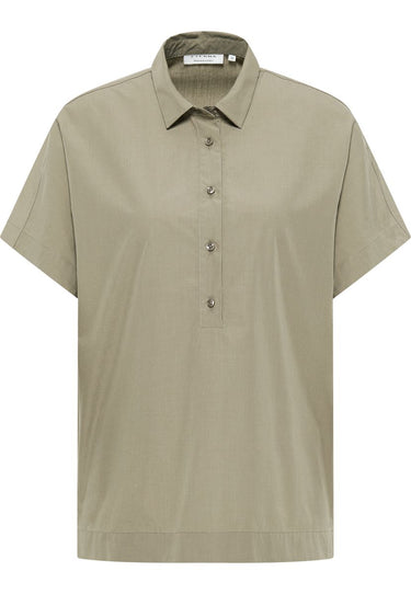 Eterna Damen Bluse Popeline Kurzarm