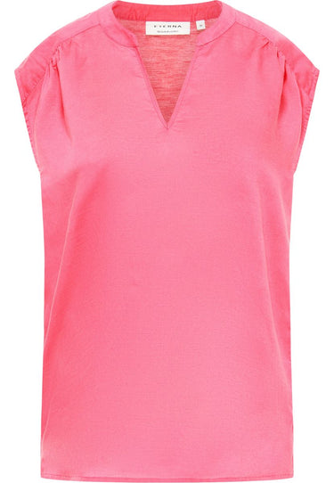 Eterna Damen Bluse Leinen ohne Arm