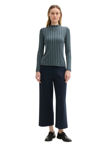 Tom Tailor Damen T-Shirt mit LENZING™ EcoVero™