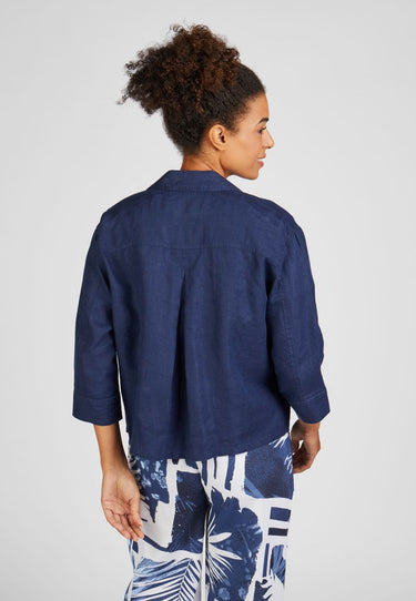 Le Comte Damen Blazer Blue Wave