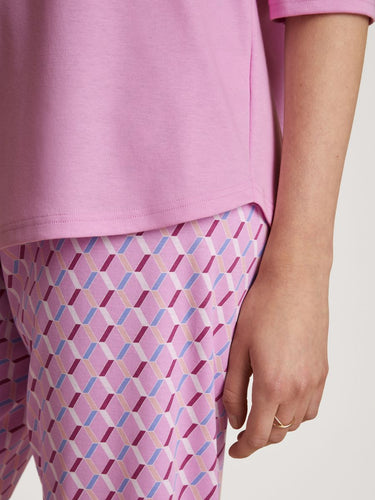Calida Damen Pyjama 3/4