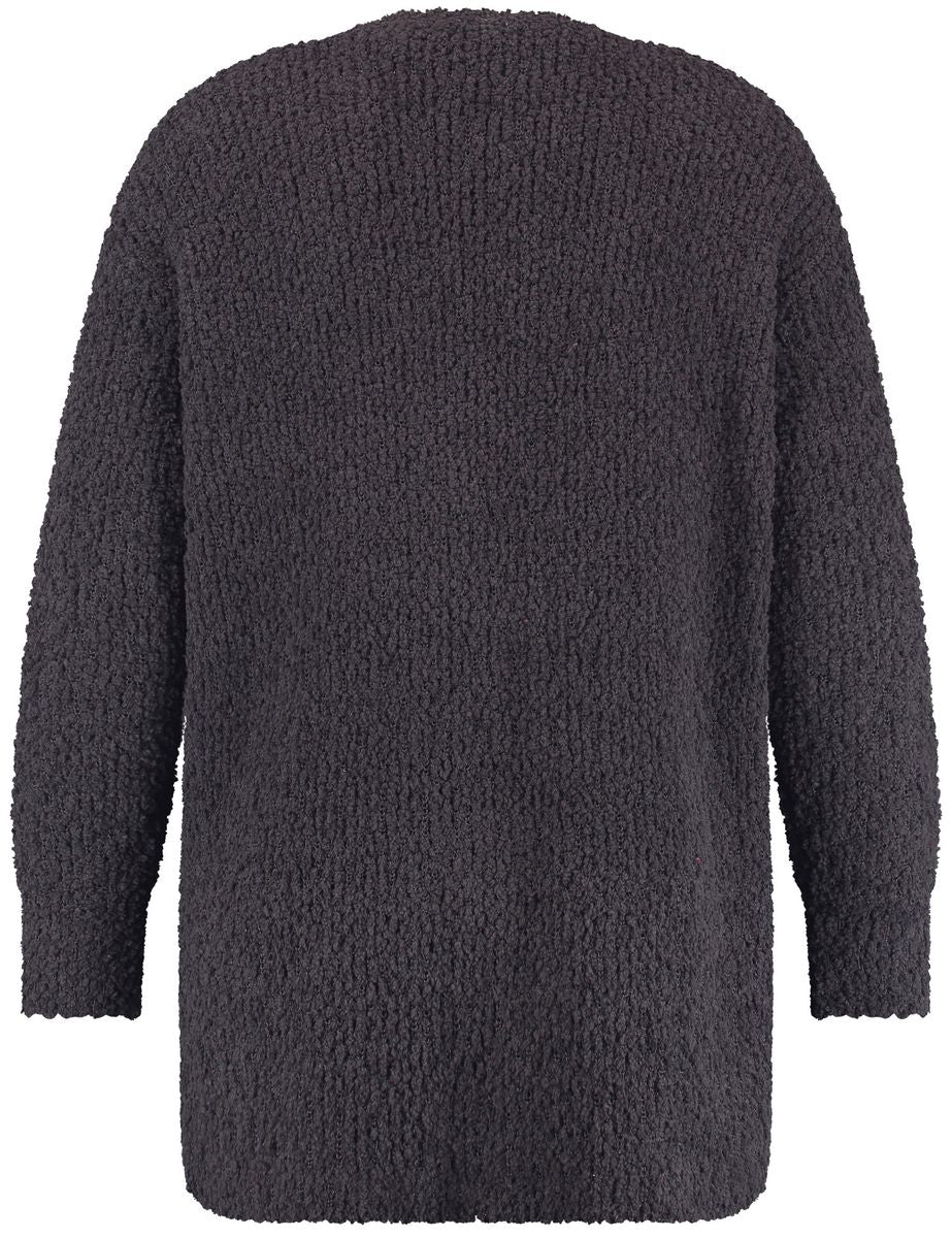 Samoon Damen Cardigan aus kuscheligem Strick