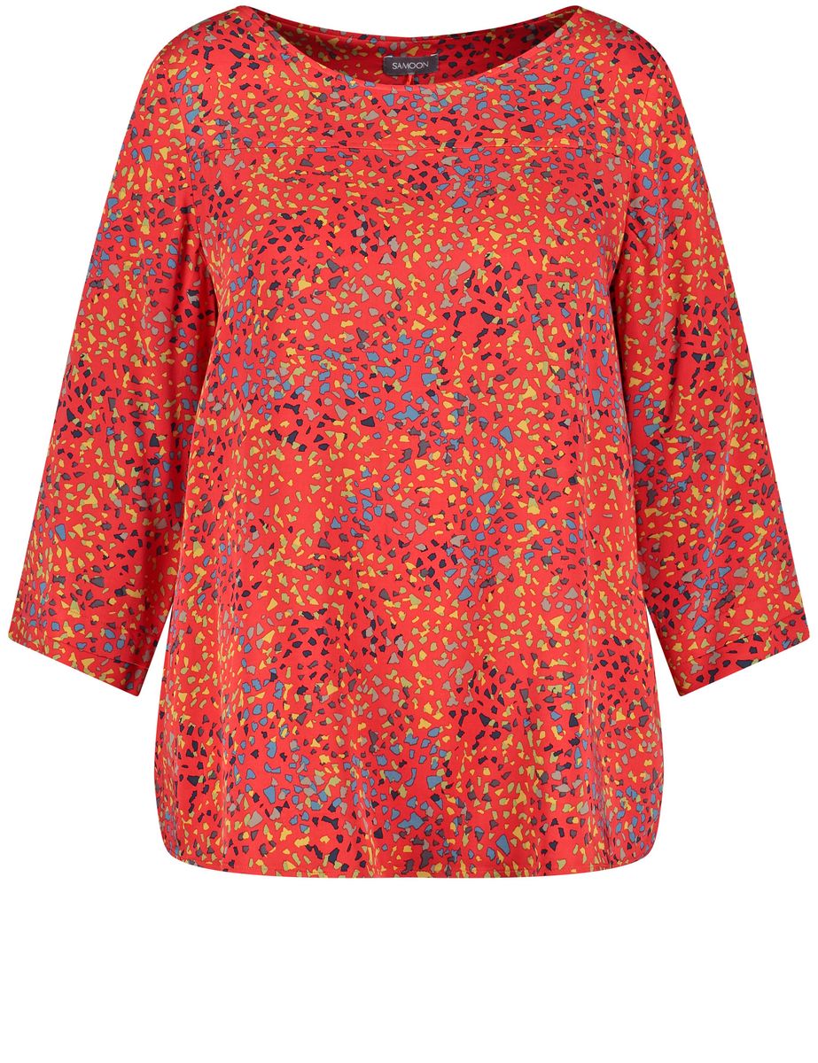 Samoon Damen 3/4 Arm Bluse