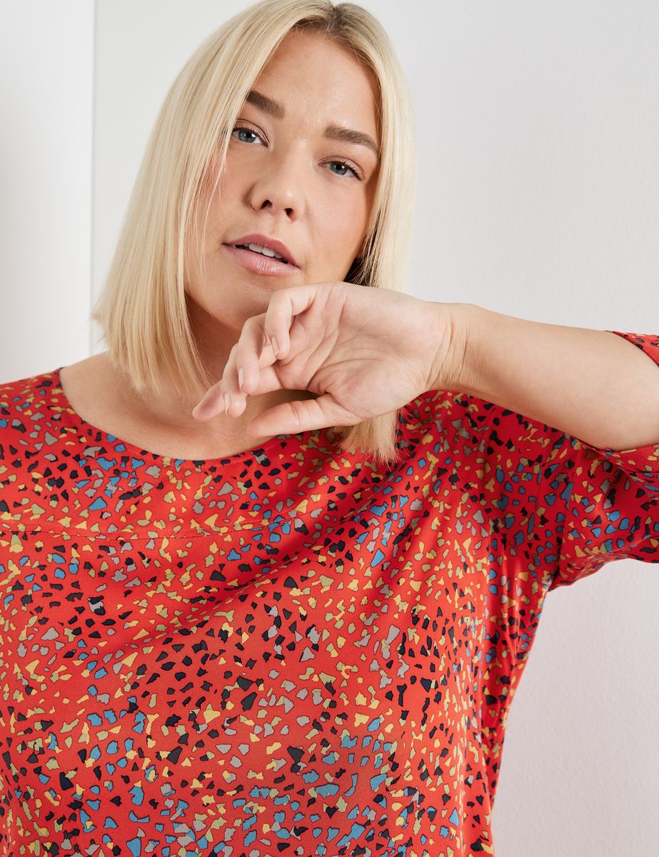 Samoon Damen 3/4 Arm Bluse
